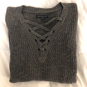 American Eagle Dark Grey Sweater Size Small